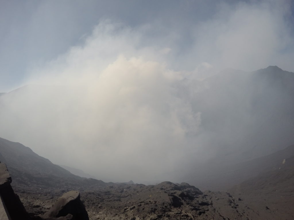 Mt Bromo crater